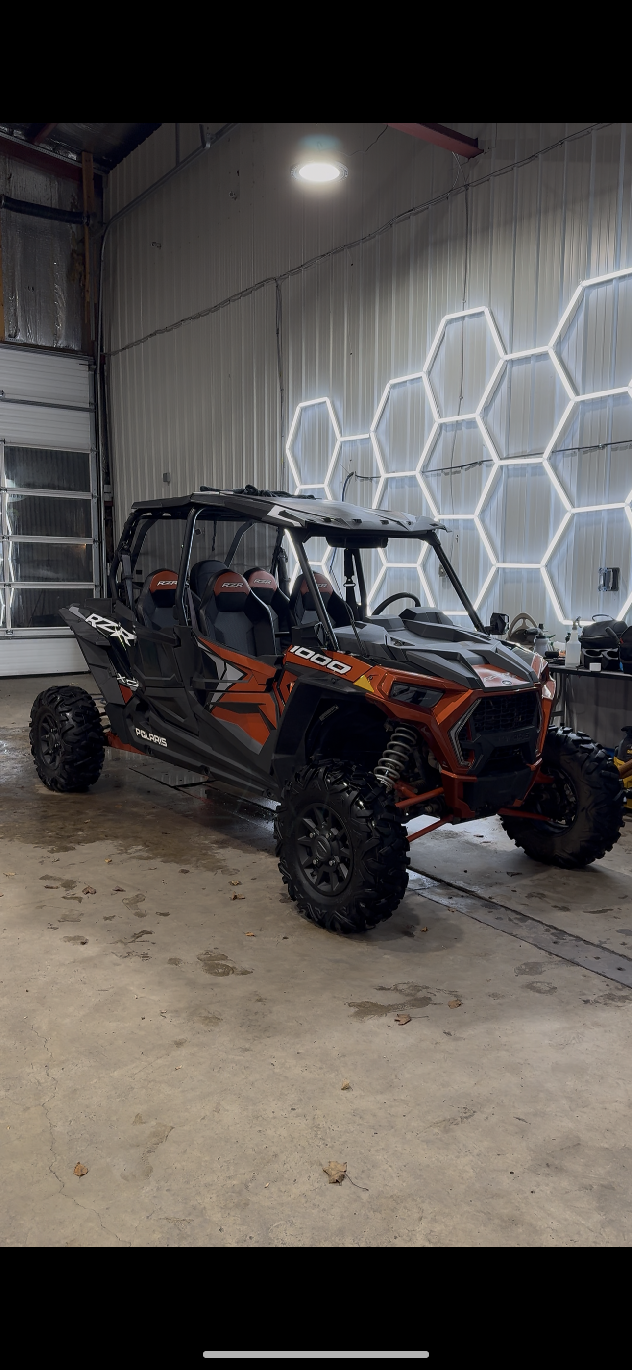 Polaris RZR 1000 clean after detail