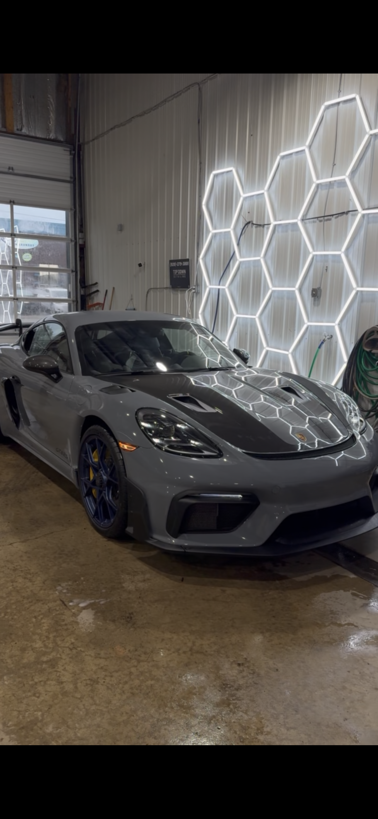 Porsche Cayman GT4 RS after full detail